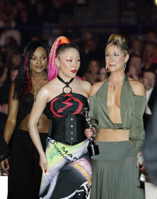 Heidi Range Keisha Buchanan Mutya Buena of girl band Sugababes at - Old Photo