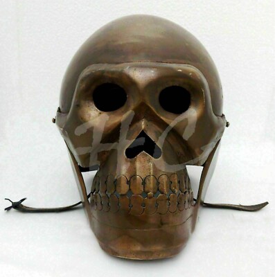 Medieval knight Terminator Skeleton Helmet Viking Mask Spectacle Roman Decorativ