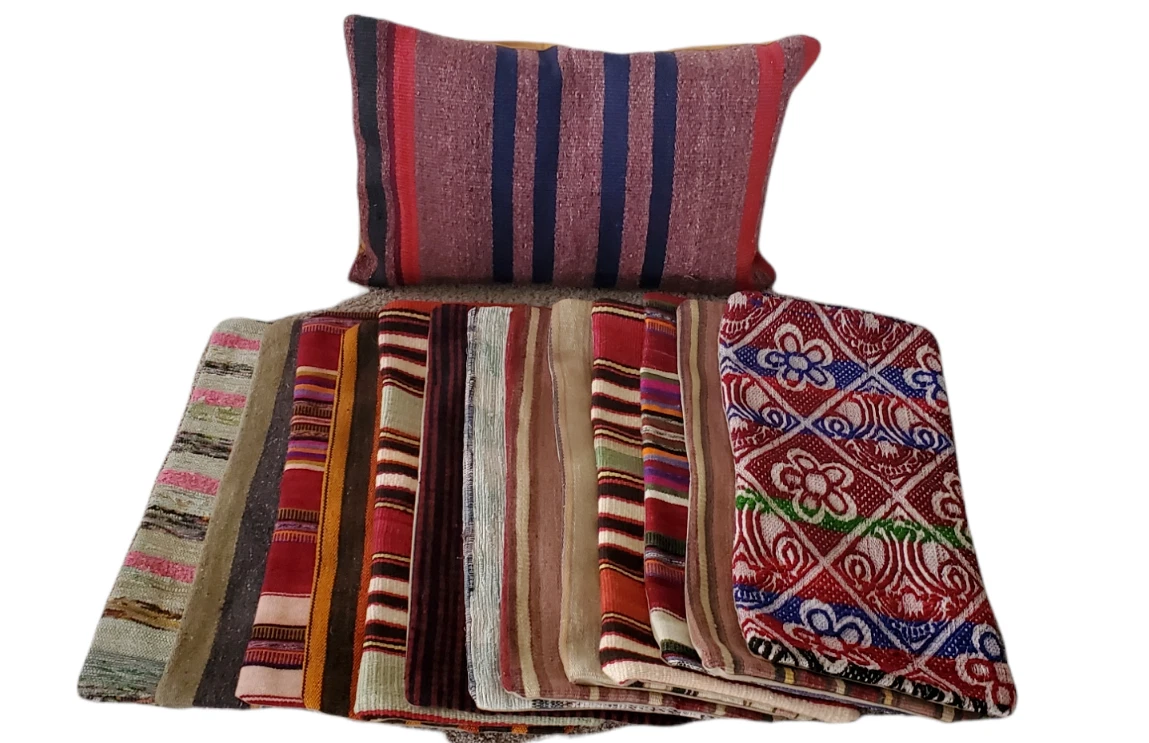 Turkish kilim lumbar pillow sales