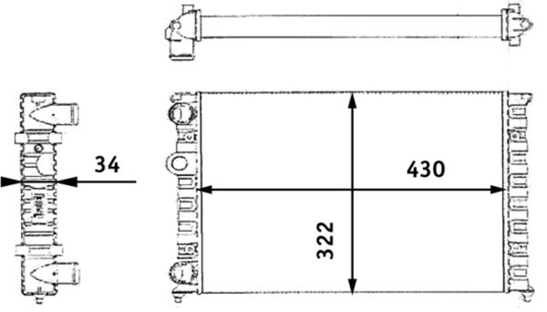 KÜHler Vw GOLF3/VENTO 91-98-image