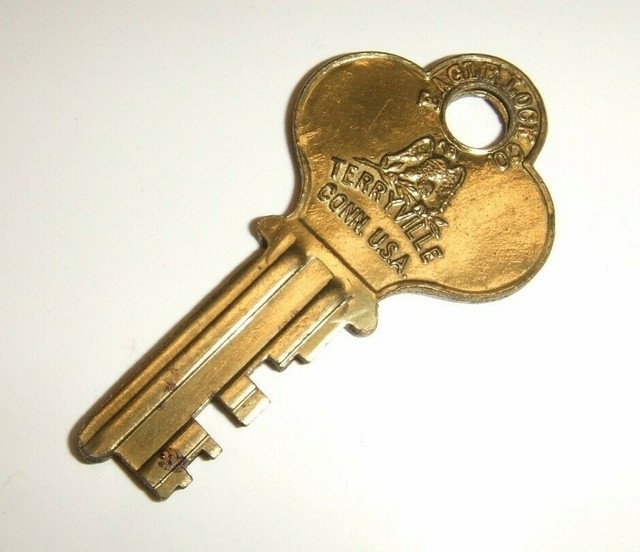Eagle Lock Company Key 56v26 Terryville Conn Vintage USA NEW OLD STOCK