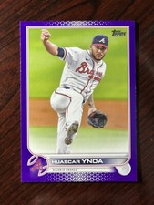 2022 Topps Series 1 Huascar Ynoa Meijer Purple Parallel SP Braves 3