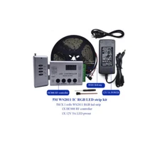 WS2811 DC12V Addressable Led Strip Light RGB Dream Color HC008 RF Controller Led