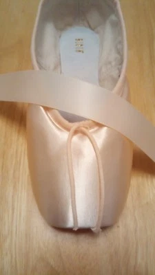POLLYANNA Nude/Pink Satin Ballet Pointe Shoe Ribbon 25mm(1")Wide 2.5M Lengths UK Supplier