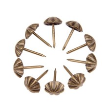 100Pcs Antique Bronze Iron Upholstery Tacks Studs Pins Nails for Furniture