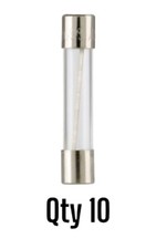 Bussmann AGC-6-R, Fast Acting Ferrule Fuse, Glass Tube, 6A, 250V Qty 10 