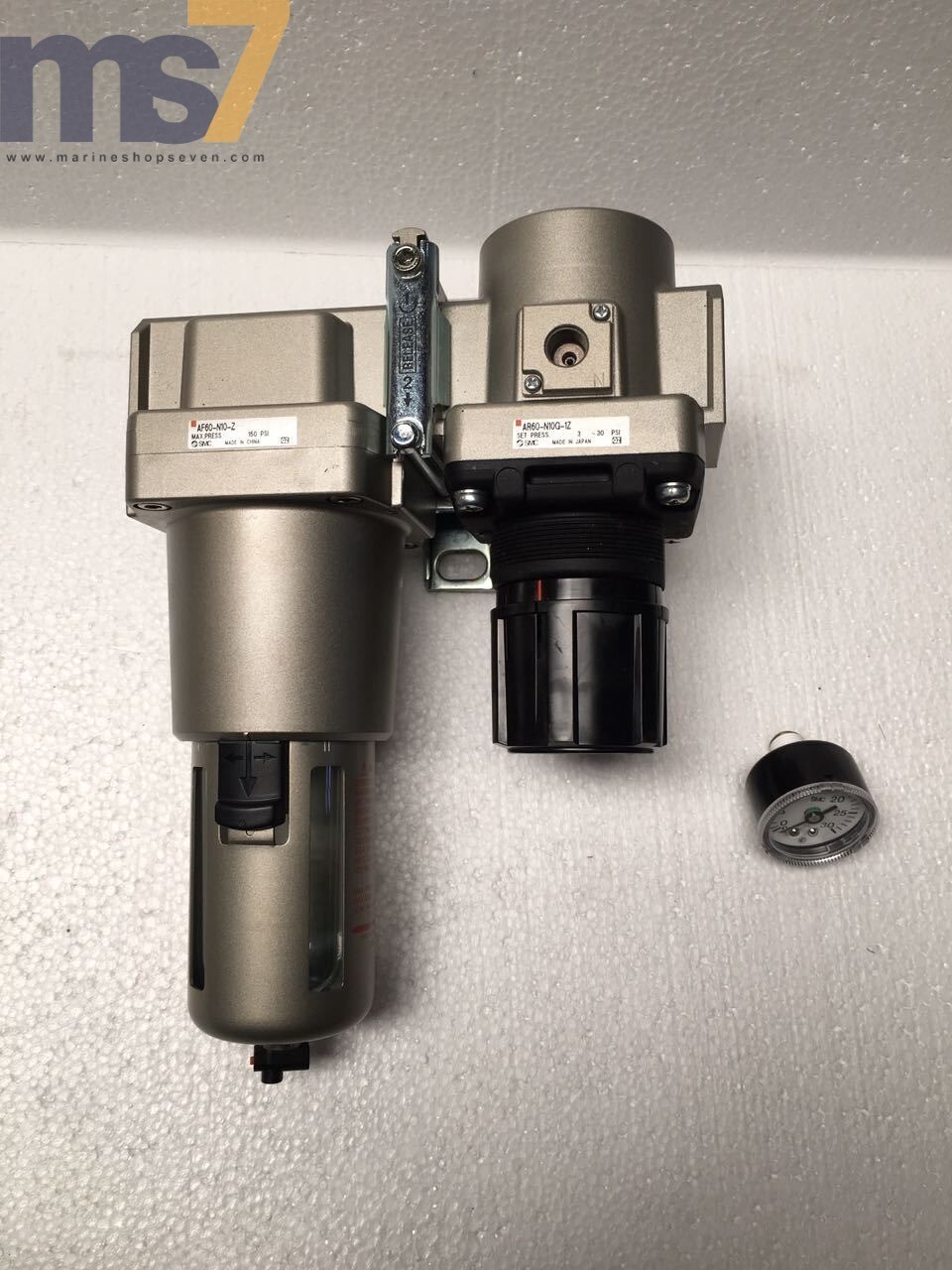SMC AC60B-N10G-1Z FILTER AND REGULATOR #NEW
