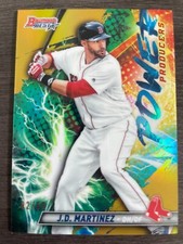2019 Bowman's Best J.D. Martinez Power Producers Gold Refractor serial /50
