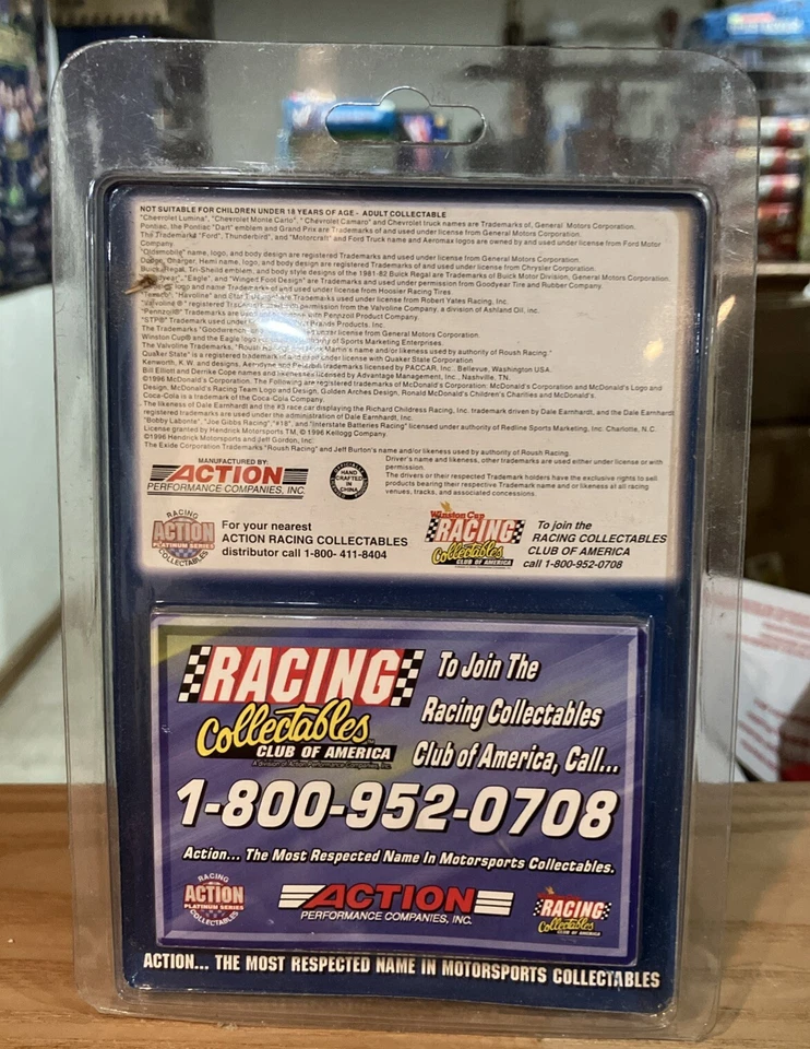 Chevy de lucha libre Steve Grissom #29 1996 Action Collectables escala 1:64 WCW Foto 2 de 4
