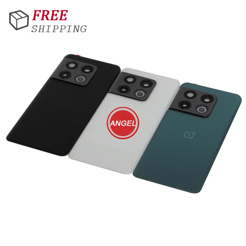 Tampa traseira de vidro bateria porta traseira + tampa de lente de câmera para One Plus+ 1+10 Pro - Imagem 3 de 4