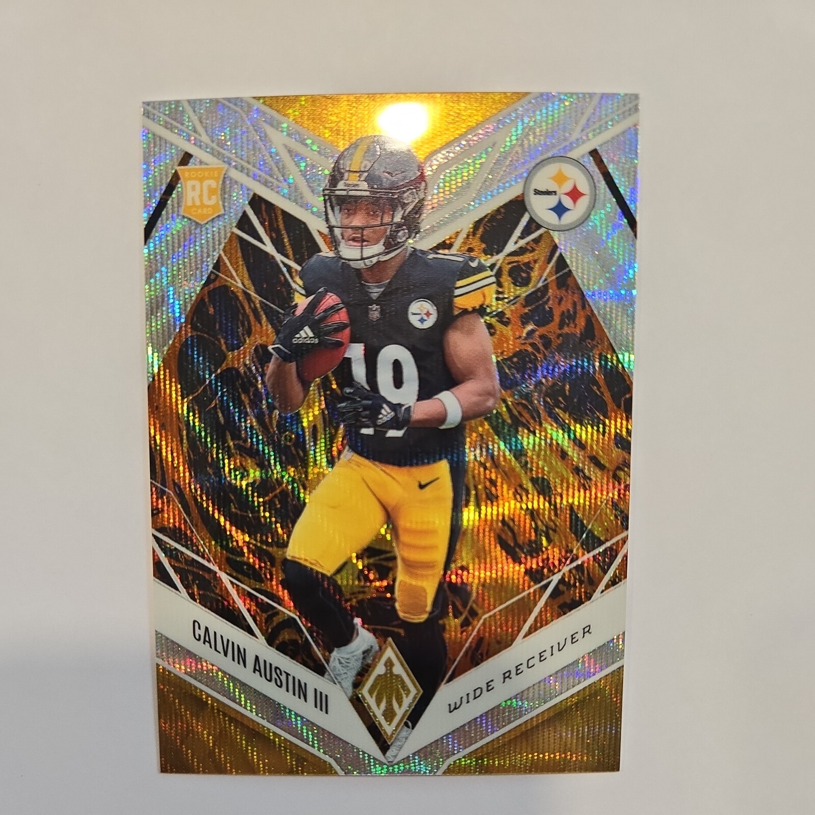 2022 Panini Phoenix - Rookies Lava #136 Calvin Austin III /175 (RC) Steelers!