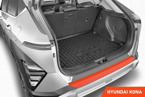 Ladekantenschutz Folie für Hyundai Kona 2 (II) SX2 Carbon Optik - Picture 2 of 6