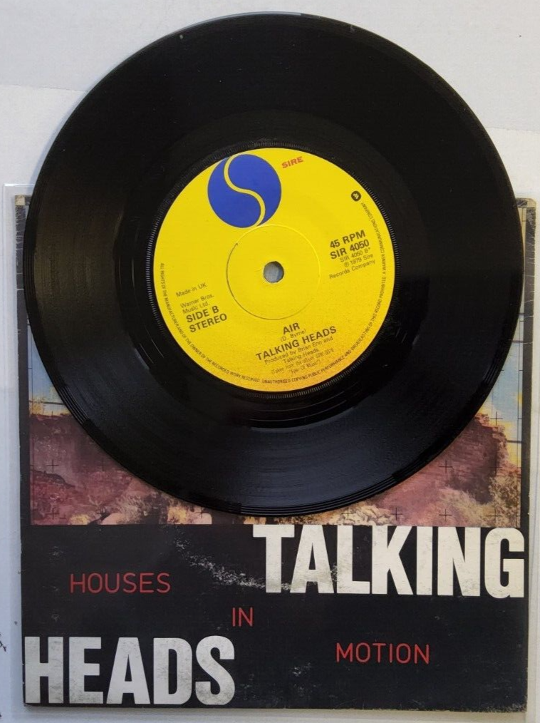 Talking Heads Houses In Motion 7" single vinyl record, 1981 in picture sleeve eBay