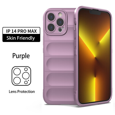 For iPhone 16 Pro Max 15/14/13/12 Soft Silicone Shockproof Case Non Slip Cover
