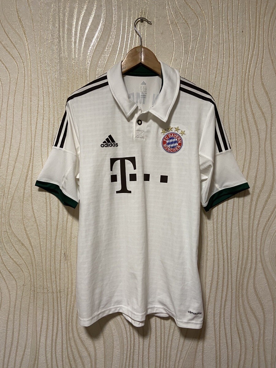 やま⚽️ BAYERN MÜNICH 2013 2014 AWAY FOOTBALL SHIRT SOCCER JERSEY ADIDAS