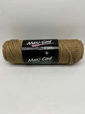 New Maxi Cord Twisted Brown  Polypropylene  100 Yds 6 mm Macrame