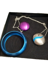 BREIL COORDINATI SECRETLY  COLLANA - 2 CIONDOLI - 1 BRACCIALE