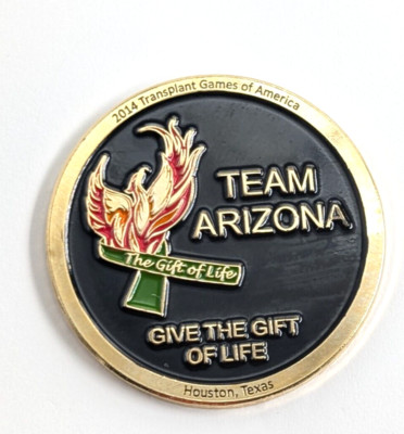 2014 Transplant Games America Houston TX Team Arizona Phoenix Gift of Life Pin