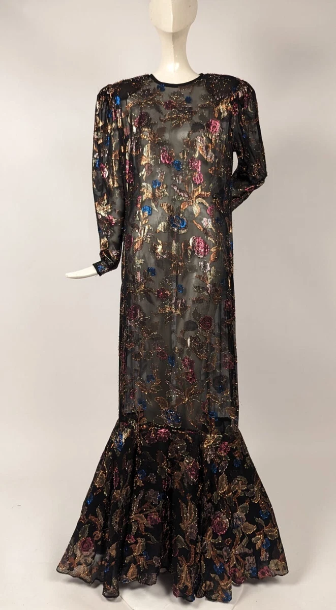 Silk chiffon shop evening dresses