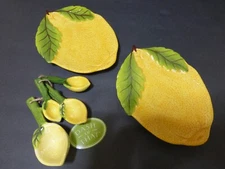 Dash of That 2 lemon plates and limoncello measuring spoons