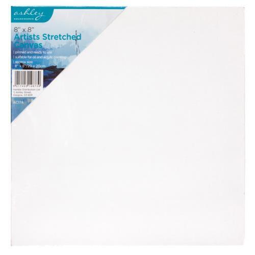 White Stretched Artist Canvas Blank Plain Painting Art Board Small Large Medium - Picture 20 of 20