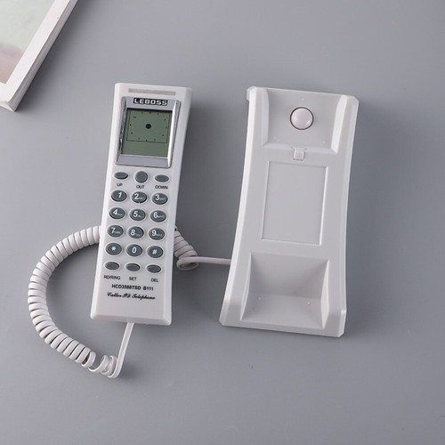 Wall Mounted Corded Phone Landline House Phones Hotel Home Office - Zdjęcie 5 z 14