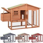 Hühnerhaus Hühnerstall Hühnerkäfig mit Nistkasten Tanne Massivholz Hasenstall