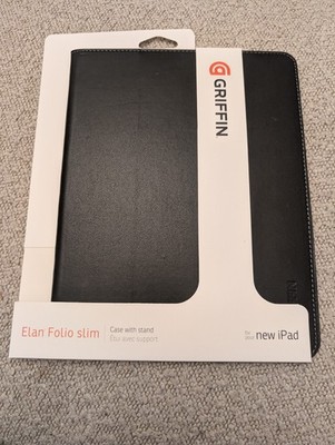 Griffin Elan Folio Slim iPad/iPad2 Hülle Schwarz. S43C
