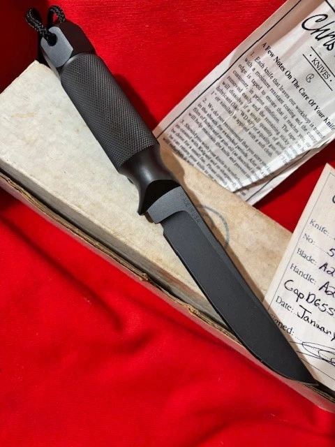 Cuchillo de supervivencia Chris Reeve SABLE III mango hueco #56 nacido 1993 con caja y papeles Foto 3 de 3
