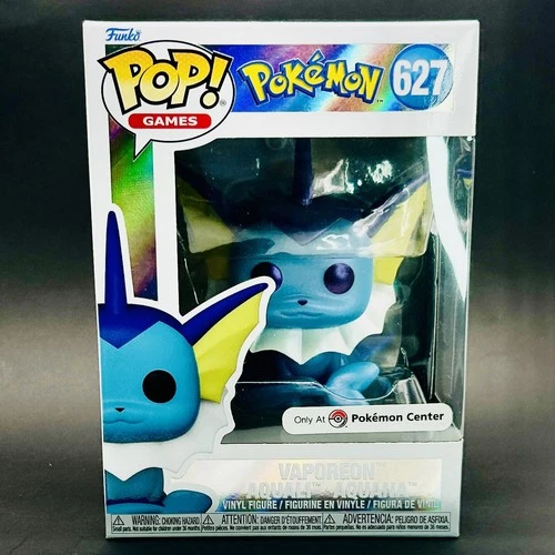 Funko POP! Pokemon Vaporeon #627 Pearlescent Pokemon Center Exclusive