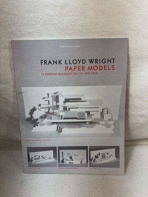Frank Lloyd Wright Paper Models Architecture Build Replicas Book Hagan-Guirey