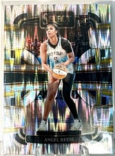 ANGEL REESE 2024 PANINI SELECT WNBA #5 ROOKIE SILVER FLASH PRIZM RC SKY
