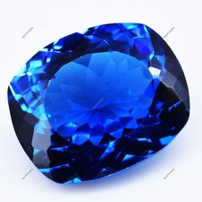 19.60 Ct Natural Blue Zircon Stunning Certified Cambodian Loose Gemstone
