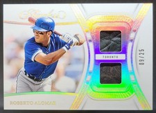 2024 Panini Flawless Roberto Alomar Dual Patches /25 Toronto Blue Jays RM5