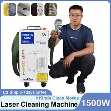 1500W Handheld Fiber Laser Cleaning Machine for Remove Rust Oil  Paint W300mm