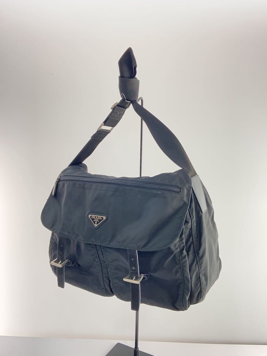 PRADA Shoulder Bag BLK Solid B1738 - image 2