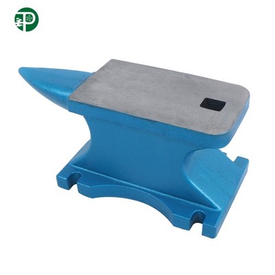44 lb Blacksmith Anvil 20 kg Cast-Iron Heat Treated Long Round Horn