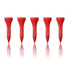 Wooden Golf Tees 1-1/2 Inch Natural Wood 38mm Red Golfing Accessory 100 P