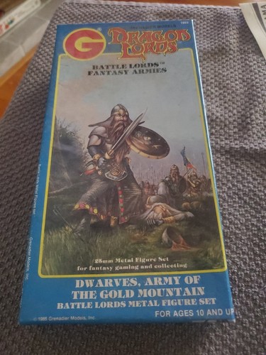 Grenadier Miniatures Dwarves Army of the Gold Mountain Dragon Lords 1603 5/10