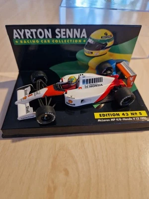 Ayrton Senna 1:43 Racing Car Collection McLaren MP 4/6-Honda V12 1991 - Bild 1 von 4