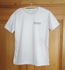 Sportshirt /Funktionsshirt - “BOSS” - NEU - Größe: L – Farbe: weiß