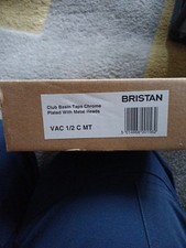 Bristan Club Pillar Taps Utility Basin Taps Chrome Plated with Metal Heads