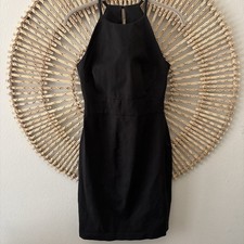 Banana Republic Black Halter Dress