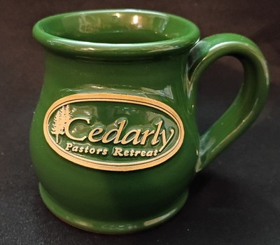 Deneen Pottery Mug Cup Cedarly Pastors Retreat - 3.75'' Tall