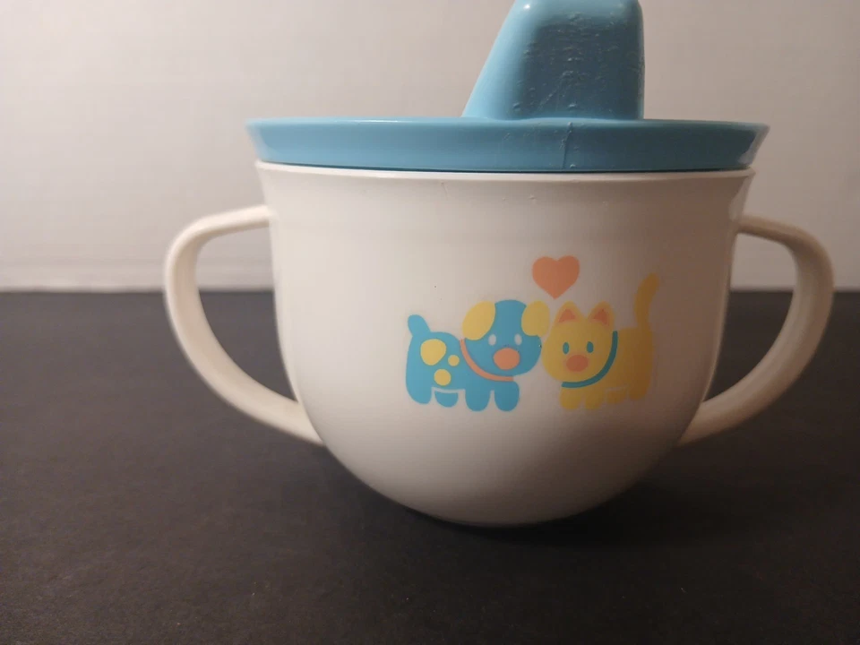 Taza de bebé de colección The First Years cachorro perro entrenador niño pequeño sorbo con tapa 6 oz. Foto 2 de 4