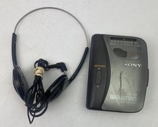 Sony FM/AM Radio Walkman AVLS with Cassette Player with Clip WM-FX123 - TESTED
