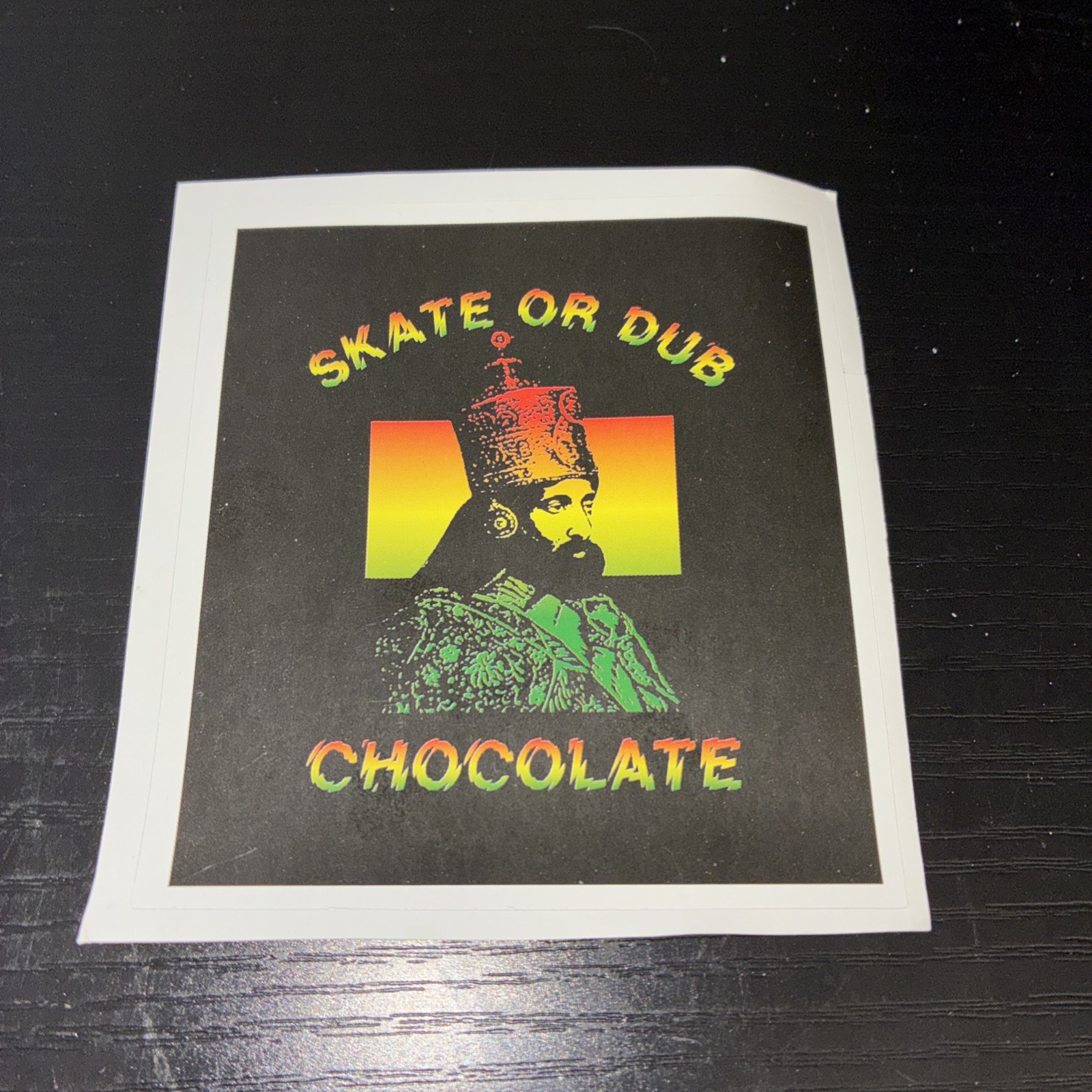 Vintage Skate Sticker Chocolate Skateboards, Skate Or Dub