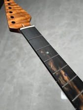 AAAAA Ebony fingerboard 22Fret DIY Satin flame Maple Electric guitar Neck shur