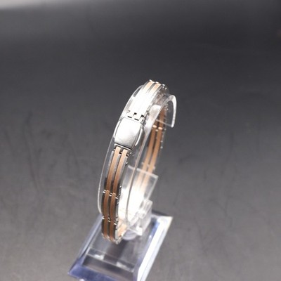 Armband Chimento Edelstahl & Roségoldfarben signiert
