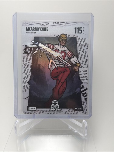Bo Jackson Battle Arena Update #HBF-19 McArmyKnife Headliners Steel Battlefoil